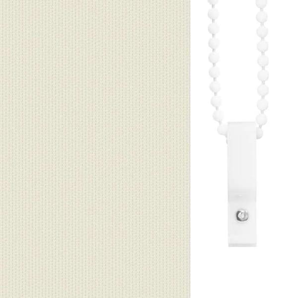 Maison Exclusive - Rullgardin i off-white 105x230 cm tygbredd