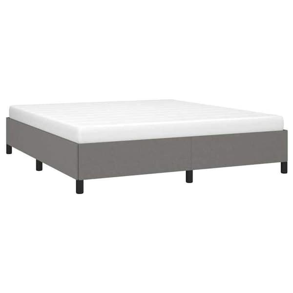 Maison Exclusive - Sengebund uden madras grå 180x200 cm stof