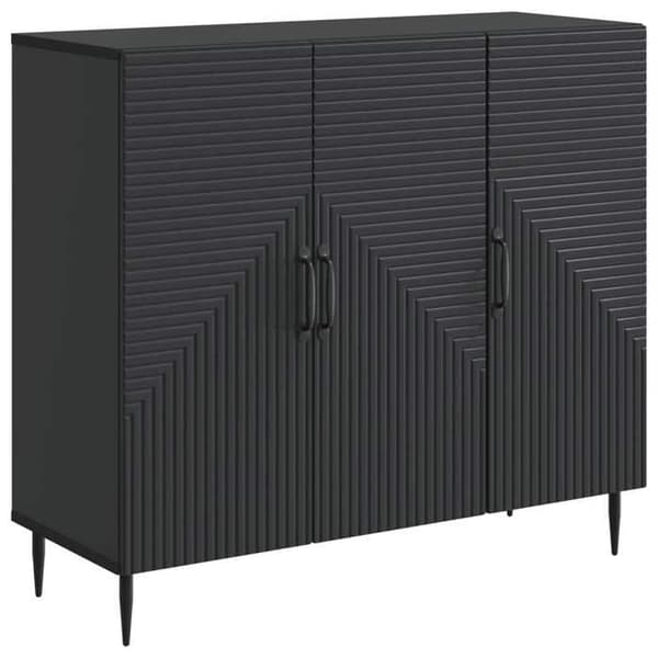 Maison Exclusive - Buffet Sort 89 x 34,5 x 80 cm Ingeniørtræ