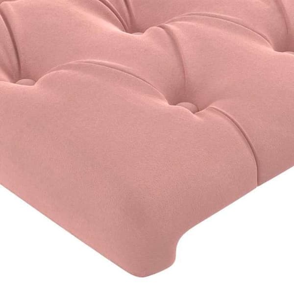 Maison Exclusive - Sänggavlar Rosa 200x7x78/88 cm Sammet