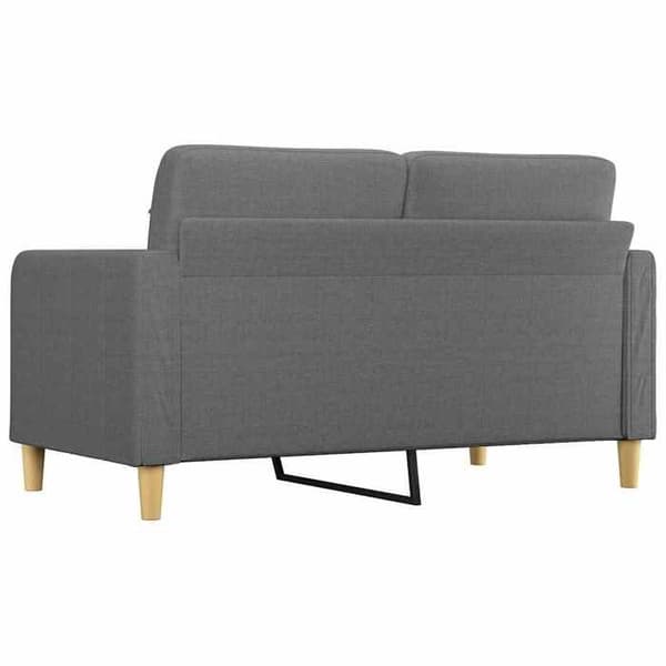Maison Exclusive - Soffa 2-sits Grå mörk 140 cm Tyg