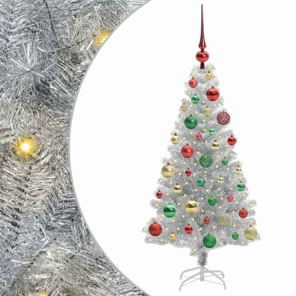 Maison Exclusive - Julgran Silver 120 cm PET Pengar