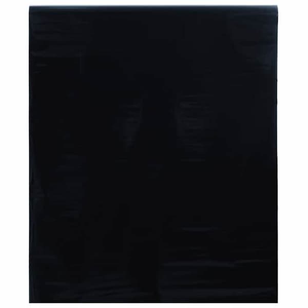 Maison Exclusive - Film til statisk mat vindue sort 45x2000 cm PVC