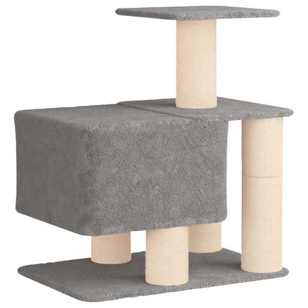 Maison Exclusive - Katte træ med sisal kløepæle Lys grå 96 cm