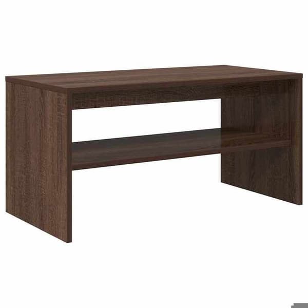 Maison Exclusive - TV-møbel i brunt egetræ 80x40x40 cm i ingeniørtræ