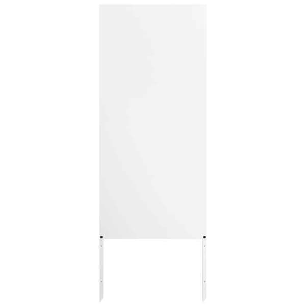 Maison Exclusive - Trädgårdsskyddsskärm Fretwork Vit 50 x 140 cm
