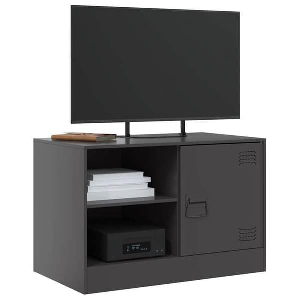Maison Exclusive - Sort TV-møbel 67x39x44 cm stål