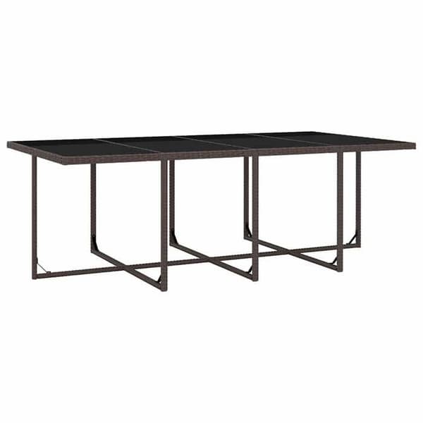 Maison Exclusive - Utomhusmatgrupp med kuddar 13 delar Flätad resin