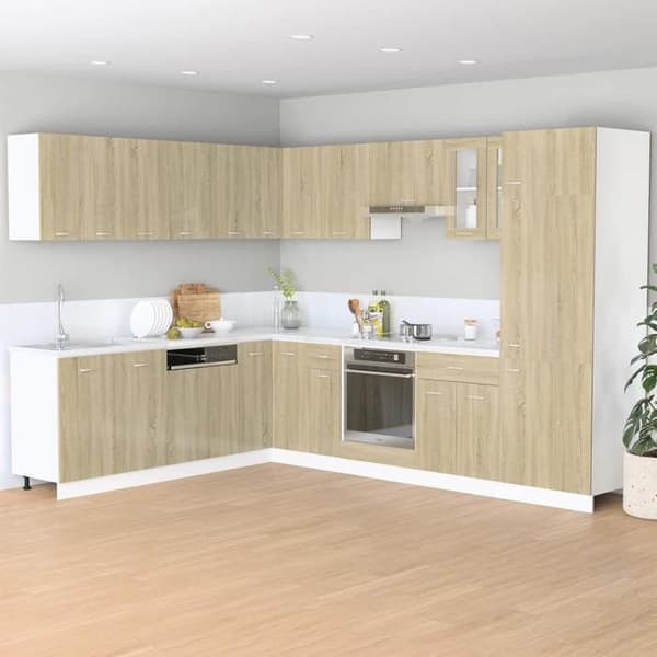 Maison Exclusive - Underskabs kommode "Lyon" Sonoma Eg 40 x 46 x 81,5 cm Ingeniørtræ