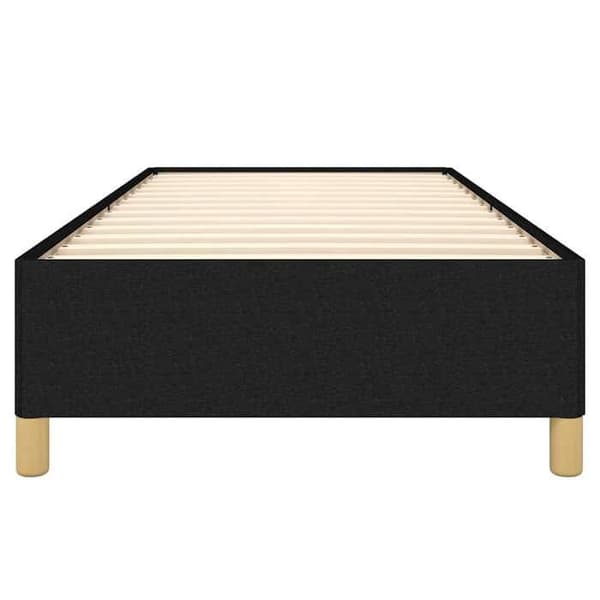 Maison Exclusive - Sengestel uden madras sort 80x200 cm stof