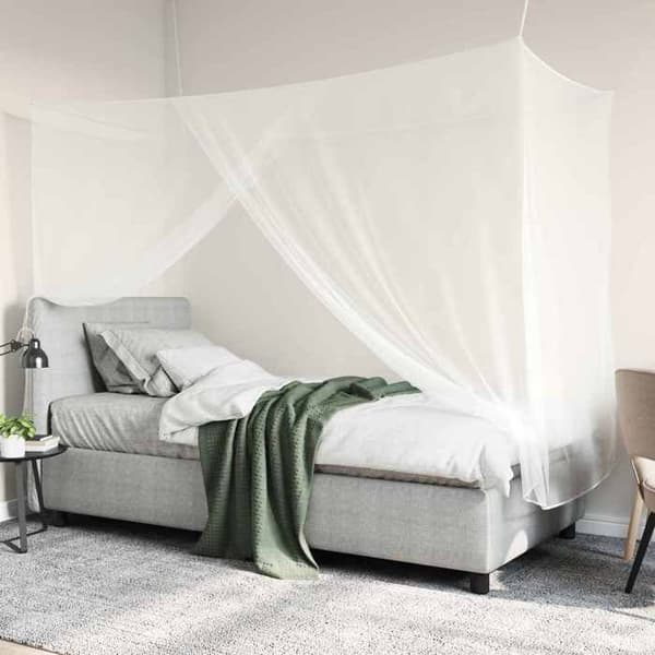 Maison Exclusive - Myggnät för säng 3 delar 156 mesh Vit Polyester