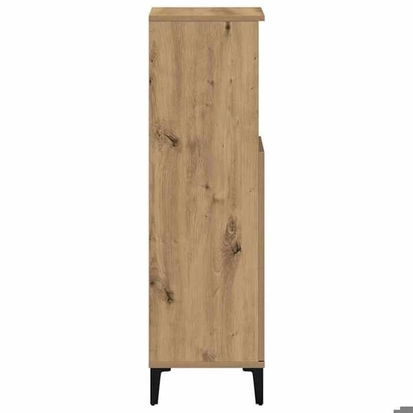 Maison Exclusive - Badeværelsesskab i håndlavet eg 30x30x100 cm