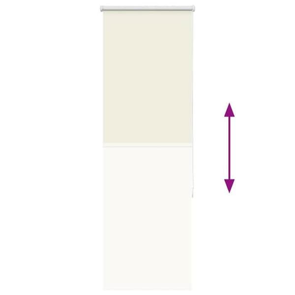 Maison Exclusive - Rullgardin i off-white 60x130cm tygbredd