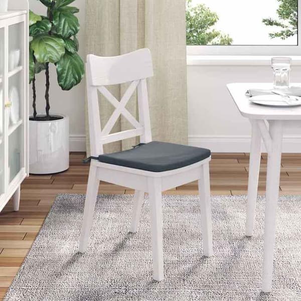 Sittkuddar - EXKLUSIVT HEM - Paket 4 - Premium sammet - Mörkgrå - 40 x 40 x 3 cm Mörkgrå