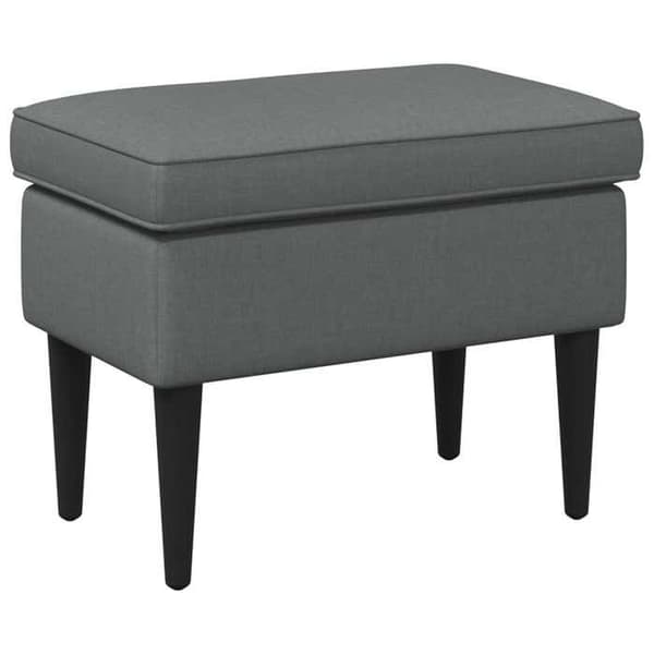 Maison Exclusive - Mörkgrå puff 55 x 35 x 41 cm Tyg