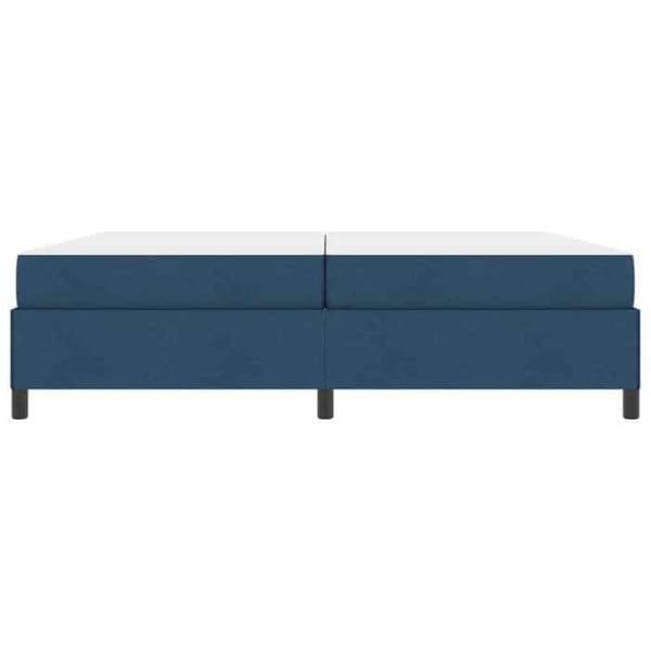Maison Exclusive - Blå resårmadrass 200 x 200 cm tyg Blå