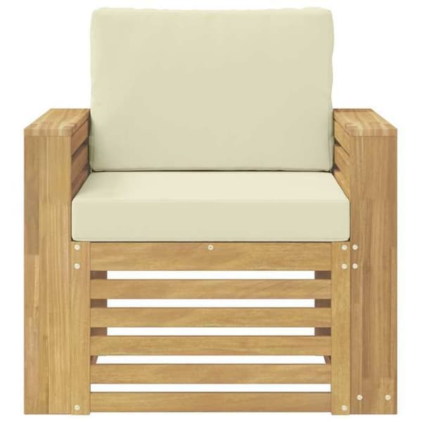 Maison Exclusive - Utomhussoffgrupp i vit polyester