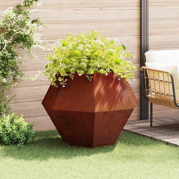 Maison Exclusive - Rostig Planter 100 x 100 x 80 cm Patinerad Stål