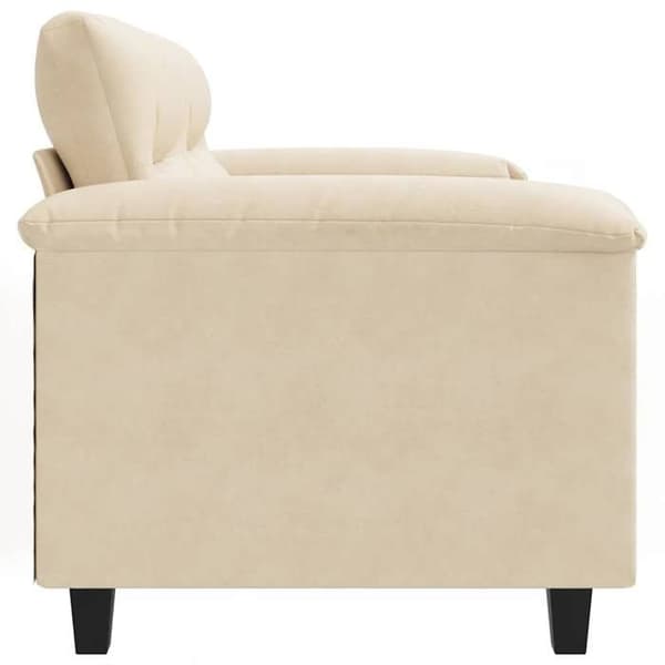 Maison Exclusive - 2-personers sofa Creme 120 cm Mikrofiber stof