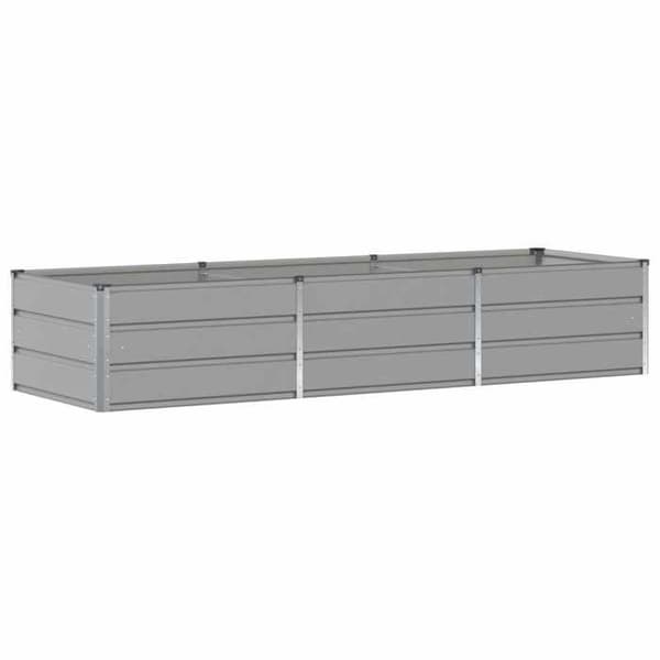 Maison Exclusive - Ljusgrå kruka 240 x 80 x 45 cm Stål