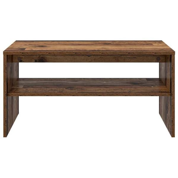 Bord - EKSKLUSIV HUS - 80 x 50 x 40 cm - Ingeniørtræ - Rektangulær - Indbyggede hylder
