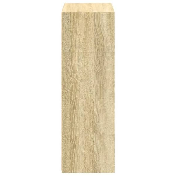 Maison Exclusive - Buffé hög ek sonoma 70x41x124 cm ingenjörsträ