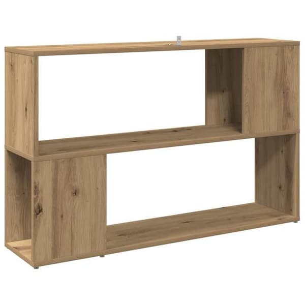 Maison Exclusive - Bibliotek i håndlavet egetræ 100x24x63 cm ingeniørtræ