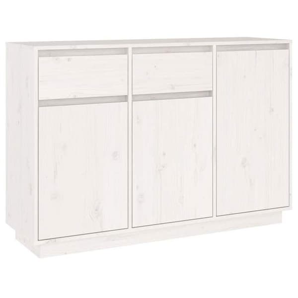 Maison Exclusive - Vit buffé 110x34x75 cm av massivt furu Vit