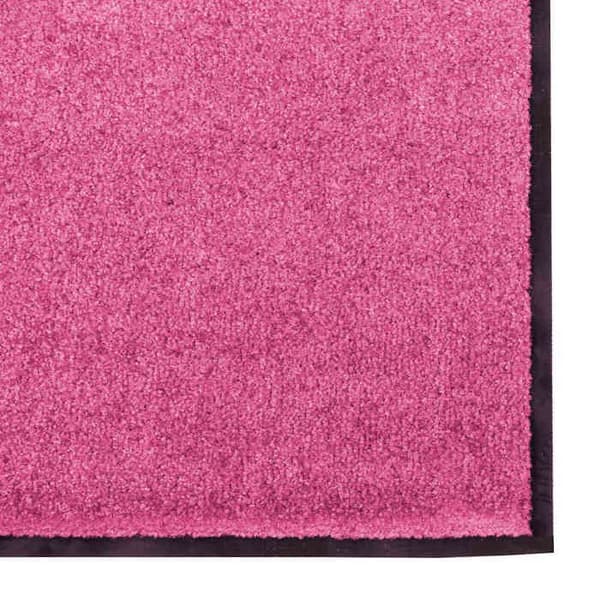 Maison Exclusive - Indgangsmatte Rosa og Sort 120 x 300 cm 100% Polyamid