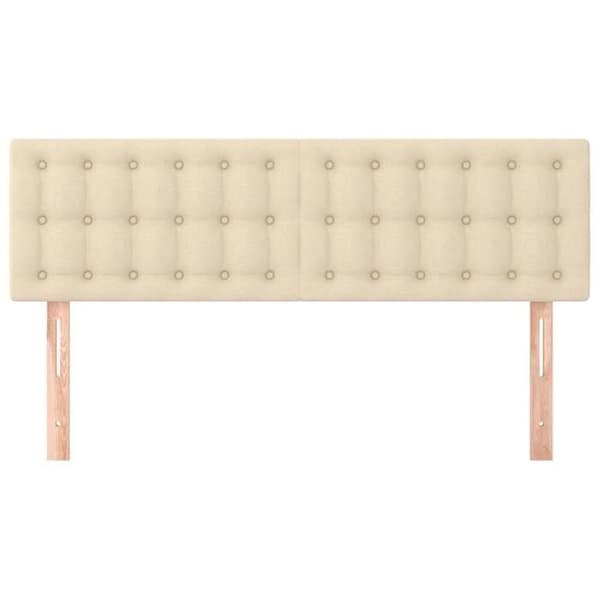 Maison Exclusive - Hovedgærder Creme 144x5x78/88 cm Stof
