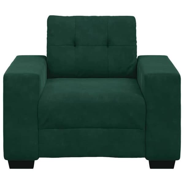 Maison Exclusive - Tummanvihreä nojatuoli/sohva 100x78x80 cm sametti