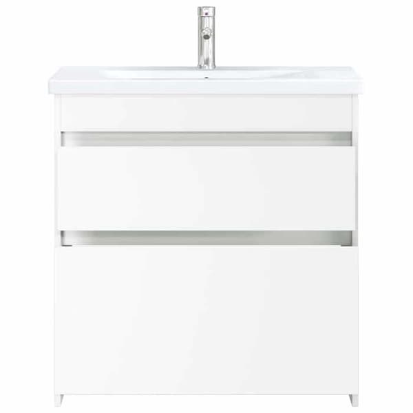 Maison Exclusive - Badmöbelset Vitt 81 x 40 x 84,5 cm