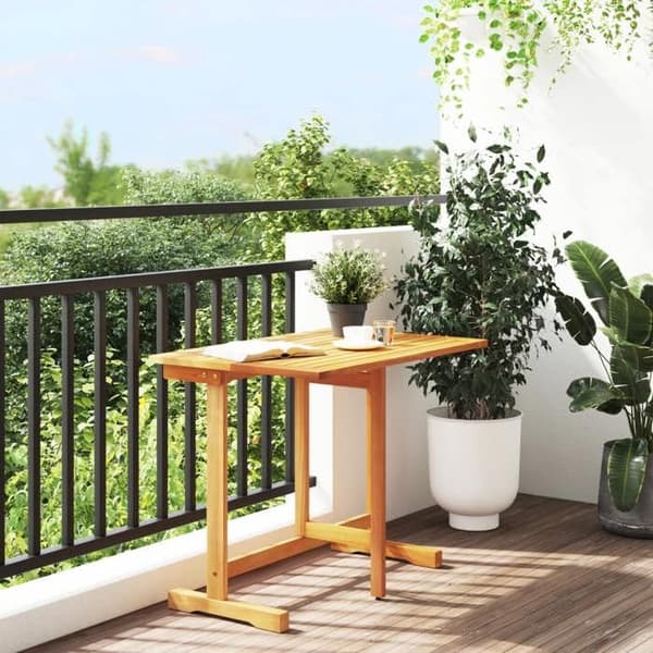 Maison Exclusive - Fällbord för balkong 90x60x72 cm i solid akaciaträ