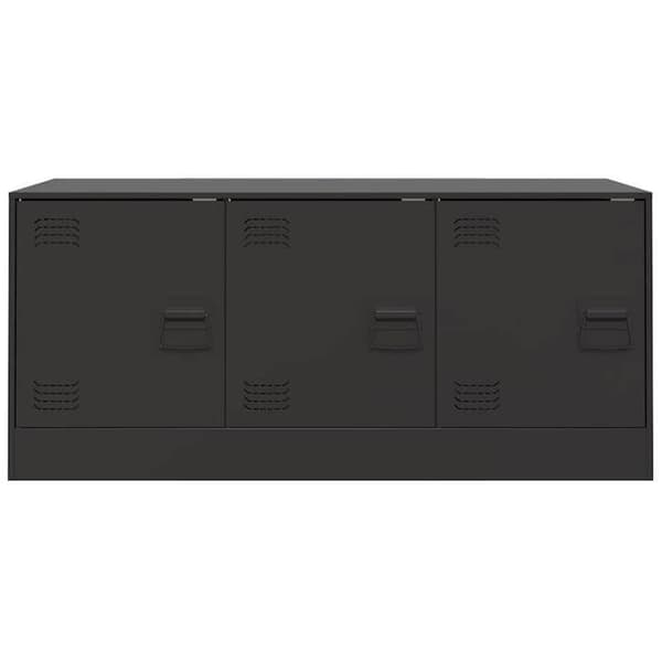 Maison Exclusive - Sort TV-møbel 99x39x44 cm stål