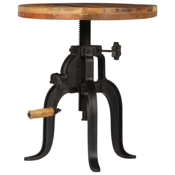 Maison Exclusive - Sidebord 45x (45-62) cm Genbrugstræ og støbejern