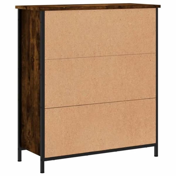 Maison Exclusive - Buffé i rökig ek 70x30x80 cm ingenjörsträ