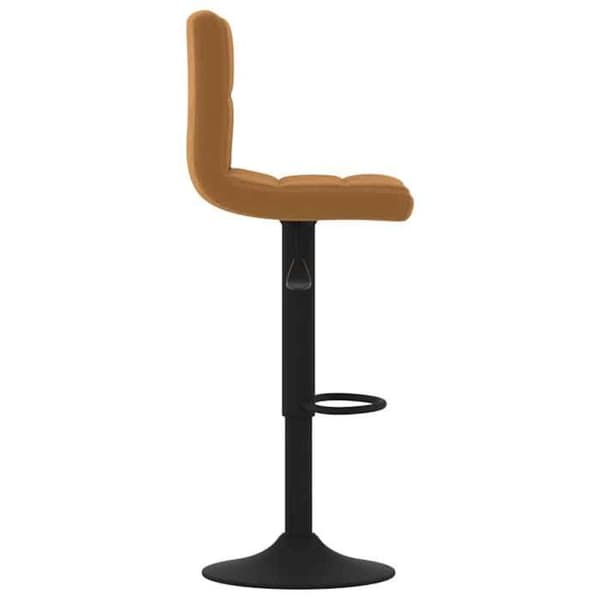 Maison Exclusive - Barstolar set om 2 brun sammet