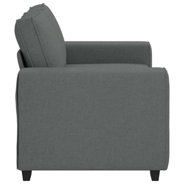 Maison Exclusive - Mörkgrå 2-sitssoffa 160x77x82 cm tyg