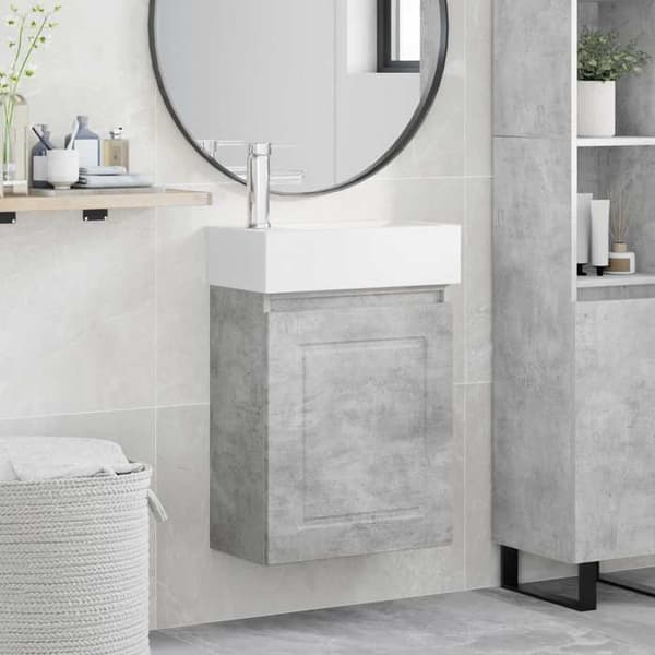 Maison Exclusive - Kylpyhuonekaluste hanalla Harmaa betoni