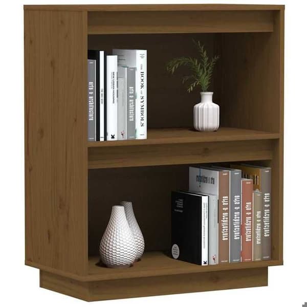Maison Exclusive - Konsolskab Mørk honning 60x34x75 cm Solid fyrretræ