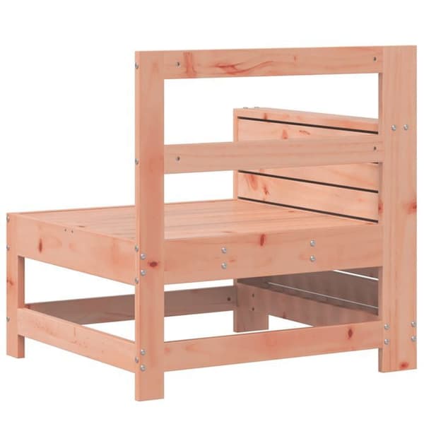 Havemøbel - EKSKLUSIVT HUS - Design med lameller - Massivt Douglas-træ - Armlæn & foldbart bord - Modulerbart
