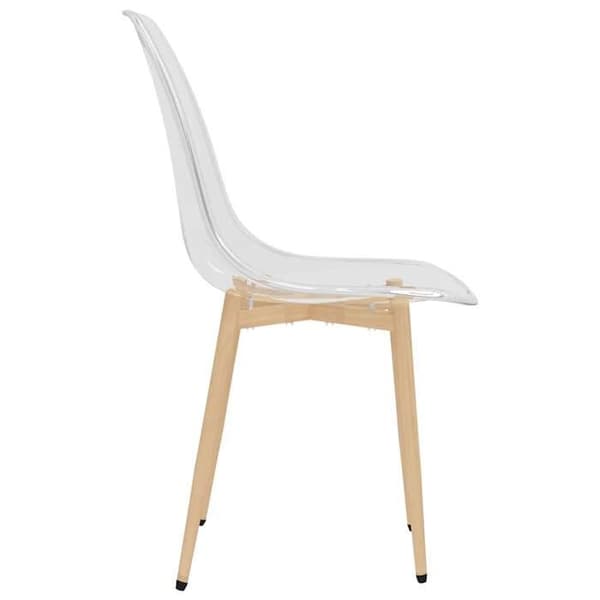 Maison Exclusive - Matstolar set om 4 Transparent PET
