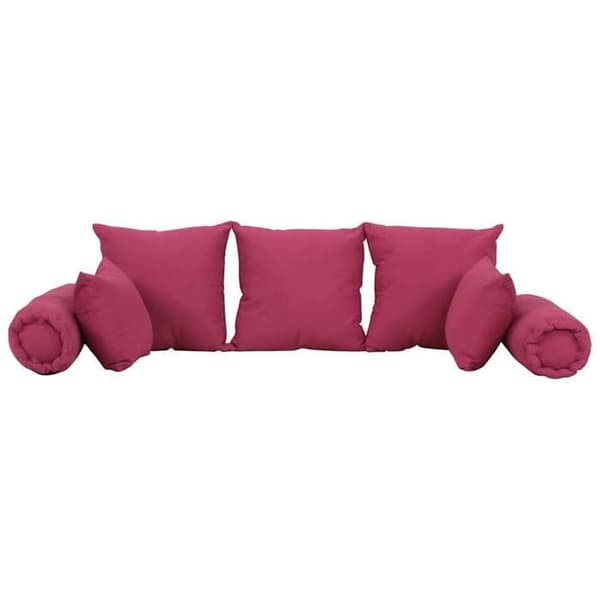 Maison Exclusive - Set med dekorativa kuddar, 7-pack, Rosa Tyg
