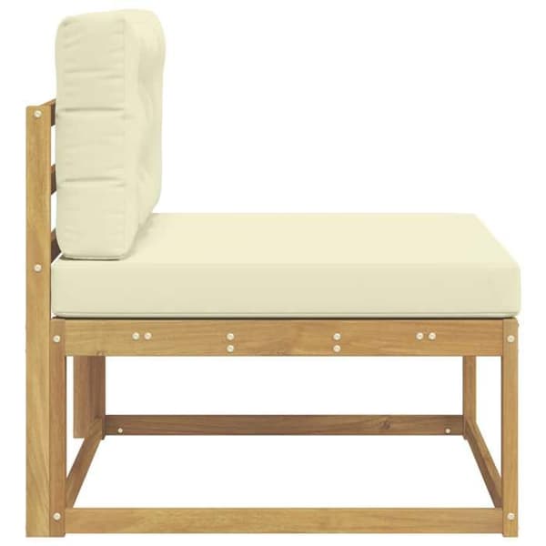 Maison Exclusive - Utomhussoffa i vit polyester Vit