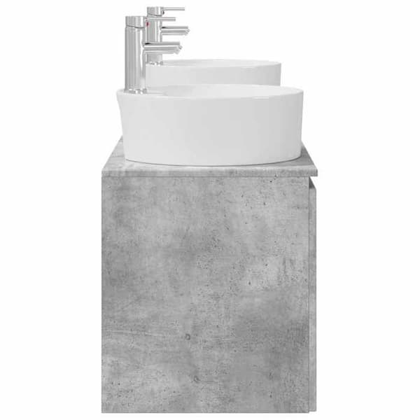 Maison Exclusive - 3-delars badrumsskåpset i betonggrå