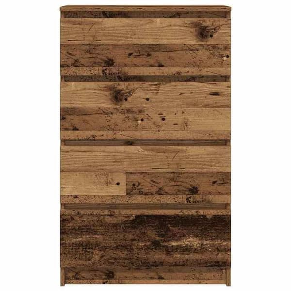 Maison Exclusive - Buffé gammalt trä 60x35x98,5 cm ingenjörsträ