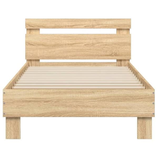 Maison Exclusive - Sengestel uden madras med hovedgærde 90x200 cm