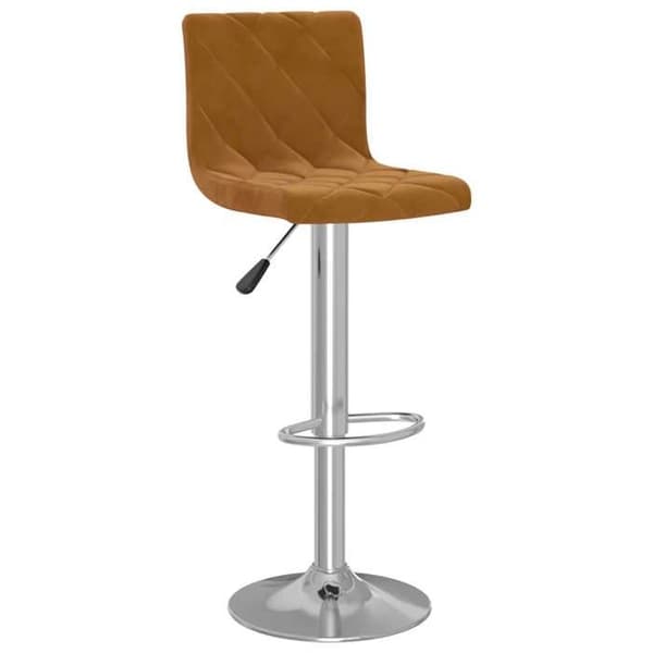 Maison Exclusive - Barstolar set om 2 brun sammet
