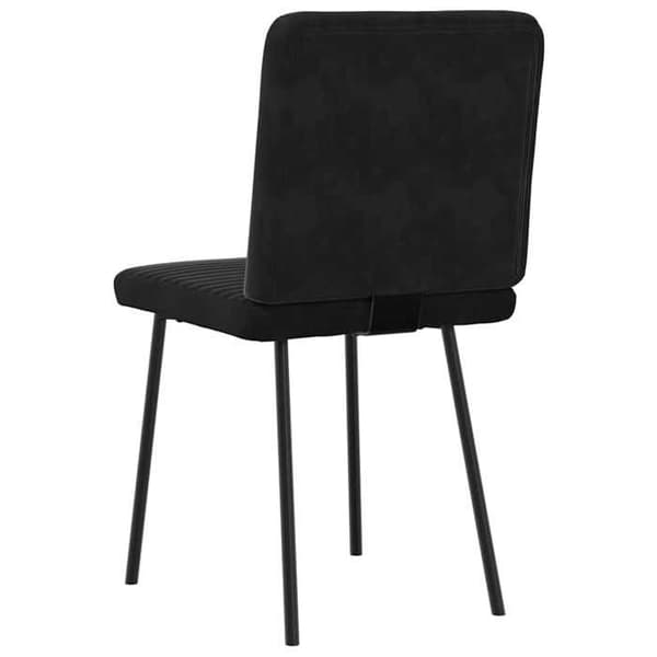 Maison Exclusive - Ruokatuolit 2 kpl Musta Sametti