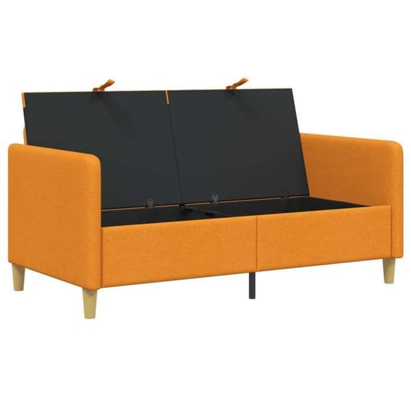 Maison Exclusive - Soffa med förvaring Mörkgul 152 x 78 x 87 cm Polyester
